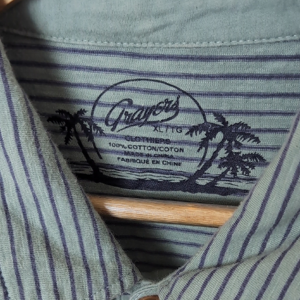 Grayers Striped Polo Shirt - Blue and Gray - Picture 4 of 7